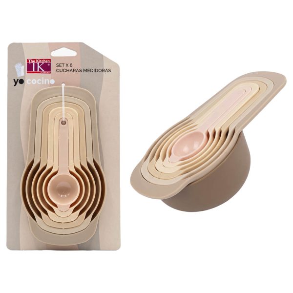 304753 Set x 6 cucharas medidoras 17*9*5.8CM aprox - Imagen 1