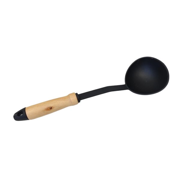 cucharon madera   nylon - Imagen 1