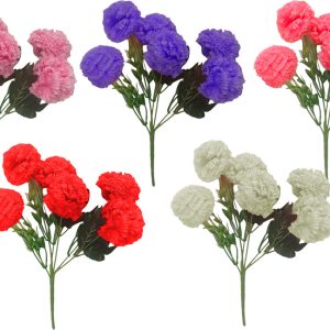 Bouquet de 6 Flores 5cm  x 28cm aprox
