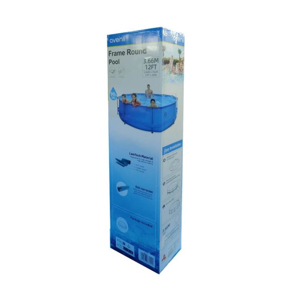 Pileta circular familiar p/armar 3.6mts x76cm alt 6125L aprox - Imagen 3