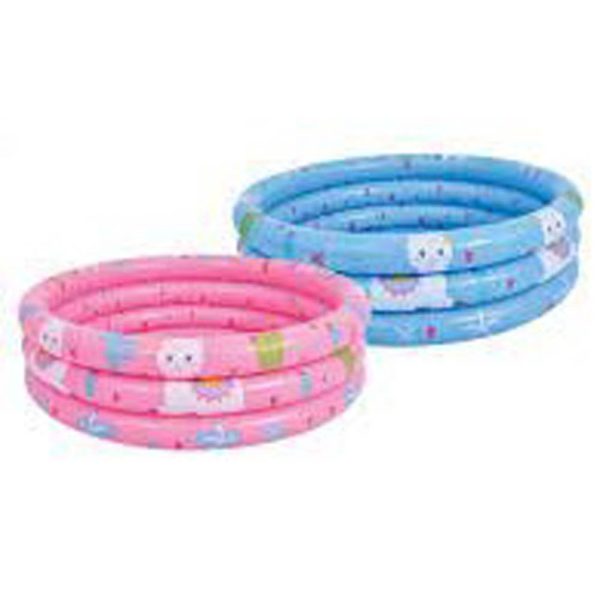 131931-1.jpg Pileta de 3 aros Llama 100x30cm 148L aprox - Imagen 1