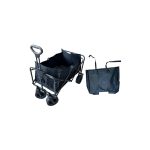 Carro playero c/ruedas anchas 90x58x79cm negro - Imagen 15