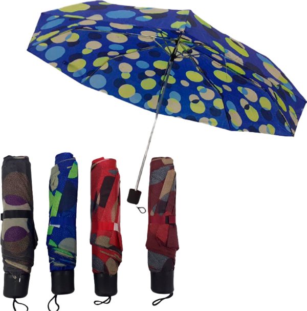 Paraguas plegable estampa de lunares multico- 53cm - Imagen 3