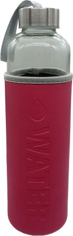 Botella de vidrio c/funda WATER 600cc  apro- 6 col - Imagen 5