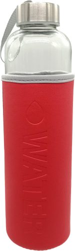 Botella de vidrio c/funda WATER 600cc  apro- 6 col - Imagen 6