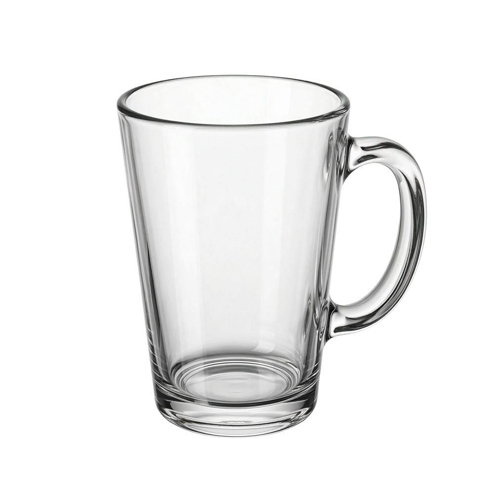 Jarrito café vidrio transparente 200cc