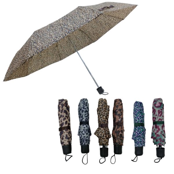 Paraguas plegable animal print - 53 cm - Imagen 4
