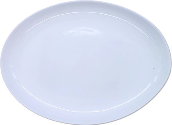 Fuente MILAN 33x24cm aprox -Vidrio opalino - Imagen 2