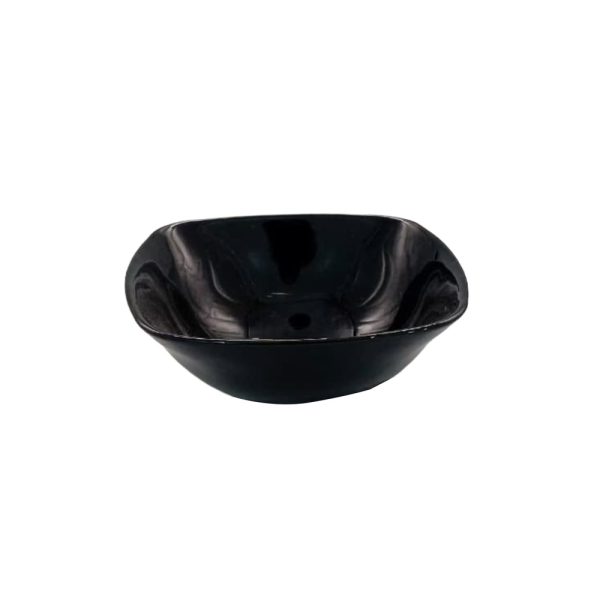 Compotera LISBOA BLACK 12cm aprox - Vidrio opal - Imagen 2