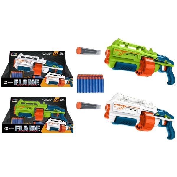CR Revolver tipo nerf surt 2 43.5*8*25.5 aprox - Imagen 1