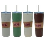 Vaso doble pared de acero inoxidable c/sorbete 700cc aprox