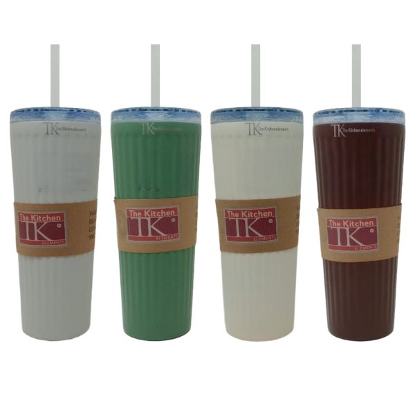 Vaso doble pared de acero inoxidable c/sorbete 700cc aprox - Imagen 2