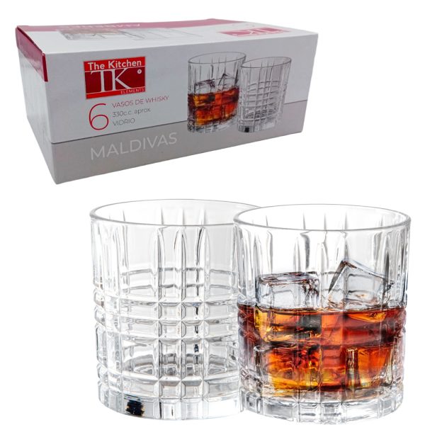 302358-1.jpg Set x6 vasos 333ml aprox-linea Maldivas - Imagen 1