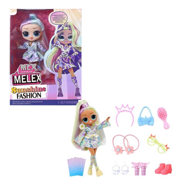 CR muñeca c/accesorios   18.2*7*25.3 cm aprox - Imagen 1