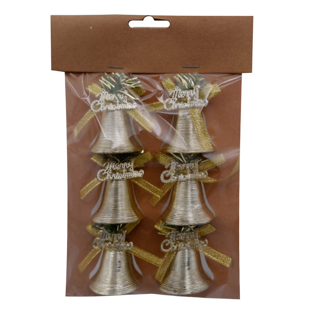 Set x6 campanas 4x5,5cm - do, ro, pla