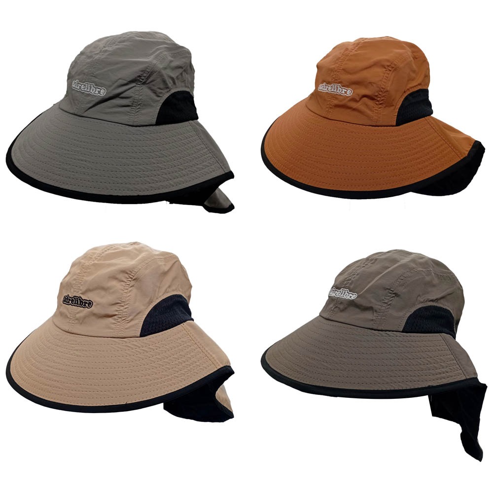 Gorro camping con tira ajuste y velcro 58cm -4 surtido