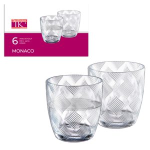 Linea Monaco-Vaso de agua 310cc - Set x 6PCS