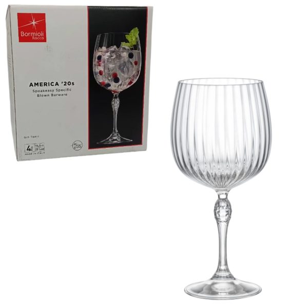 Set x4 copas Gin Tonic AMERICA 20 750cc aprox - Imagen 3
