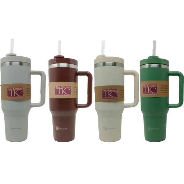 304178-1.jpg Vaso doble pared de acero y sorbete 1100cc aprox - Imagen 1