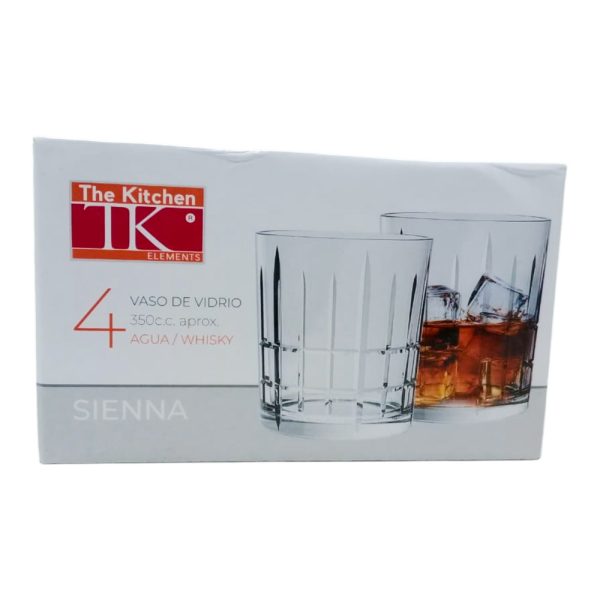 Set x4 Vasos Sienna 370cc aprox - Imagen 3