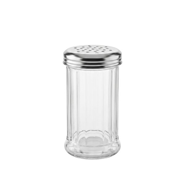 Quesera de vidrio con tapa metálica de 320ml - Imagen 1