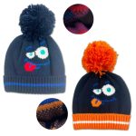 Gorro inf simp c/pomp-carita divert-85gr aprox-100%acril