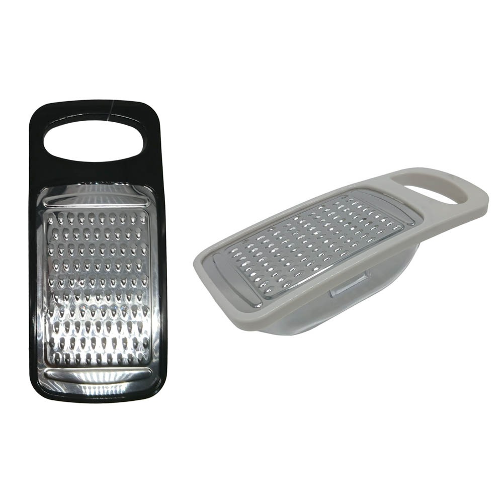 Rallador plano + bowl contenedor 18x8cm