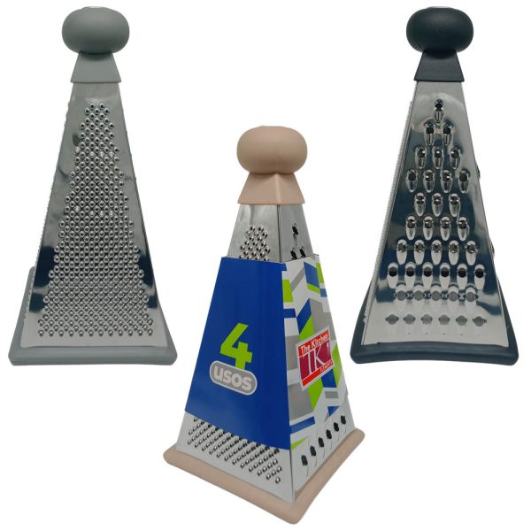 Rallador 4 usos 25cm aprox. Agarre y base antides - Imagen 3