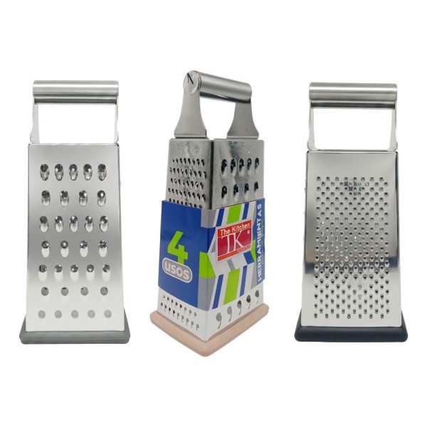 Rallador 4 usos 20cm aprox. Con agarre. Base antides - Imagen 3