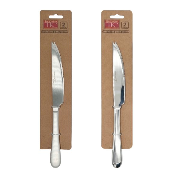 Set 2x cuchillos para carne - Imagen 1