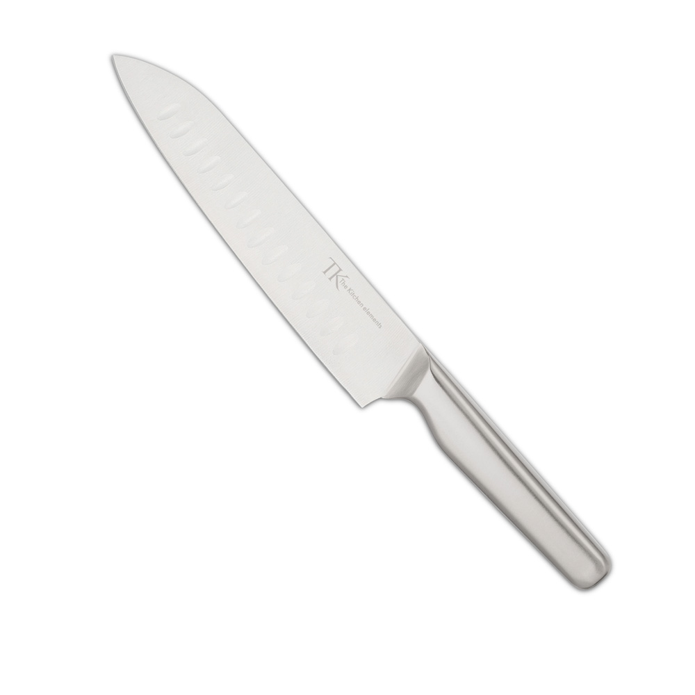 Cuchillo Santoku 18.5cm con mango de madera