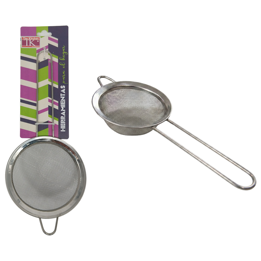 Colador Con Malla De Acero De 10Cm