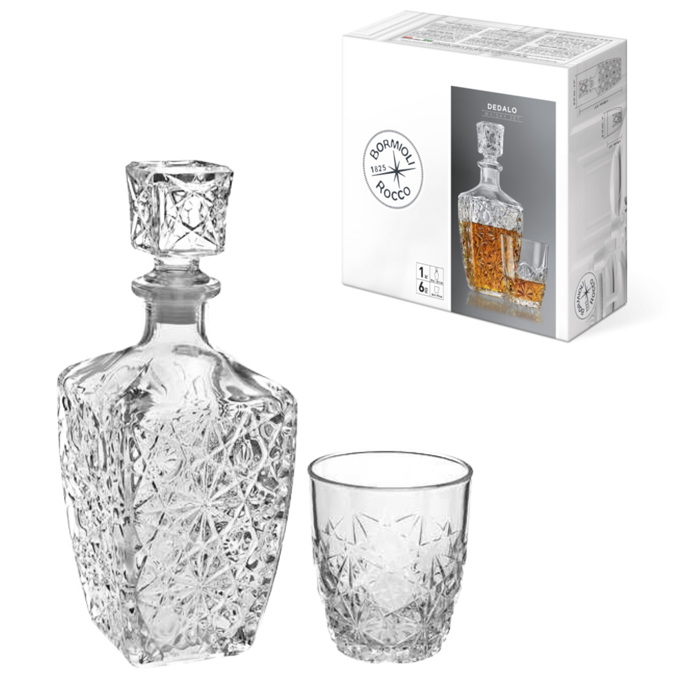 Set de whisky x7 pzas DEDALO