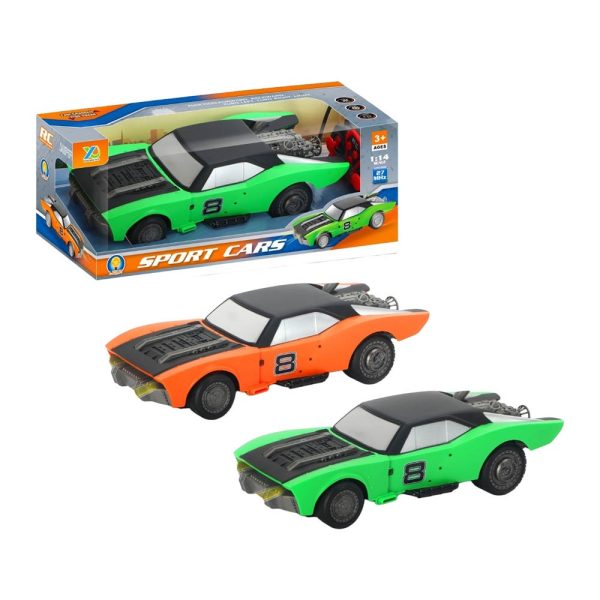 CR Auto R/C 1:24 c/luz bat 3.7V incl surt2 36*16*13cm aprox - Imagen 1