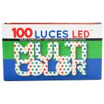 100L arroz multicolor- cable transparente - Imagen 2