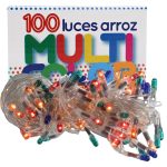 100L arroz multicolor- cable transparente - Imagen 3