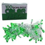 100L arroz verde- cable transparente