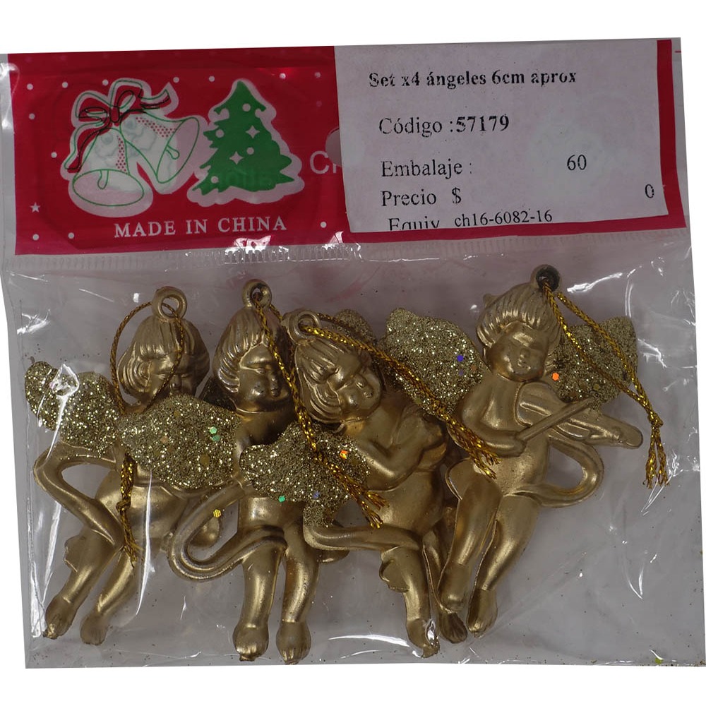 Set x4 ángeles 6cm