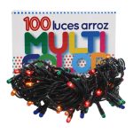 100L arroz multicolor- cable verde