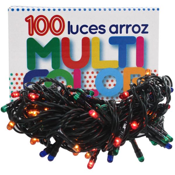 100L arroz multicolor- cable verde - Imagen 3