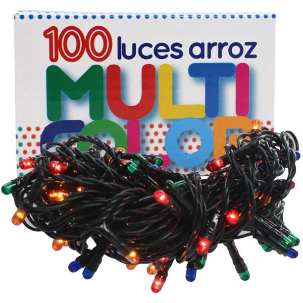 100L arroz multicolor- cable verde - Imagen 5